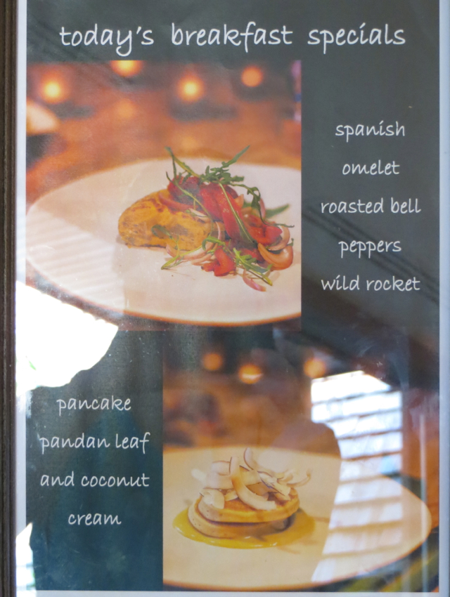 Four Seasons Koh Samui Breakfast Specials Cooked to Order