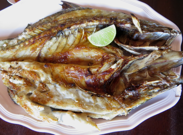 Takho Bangpo Seafood Koh Samui Review - Grilled Whole Sea Bass