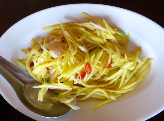 Takho Bangpo Seafood Koh Samui Review - Mango Salad
