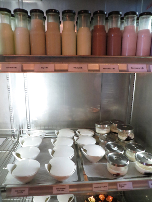 W Koh Samui Breakfast - Yogurts and Milks