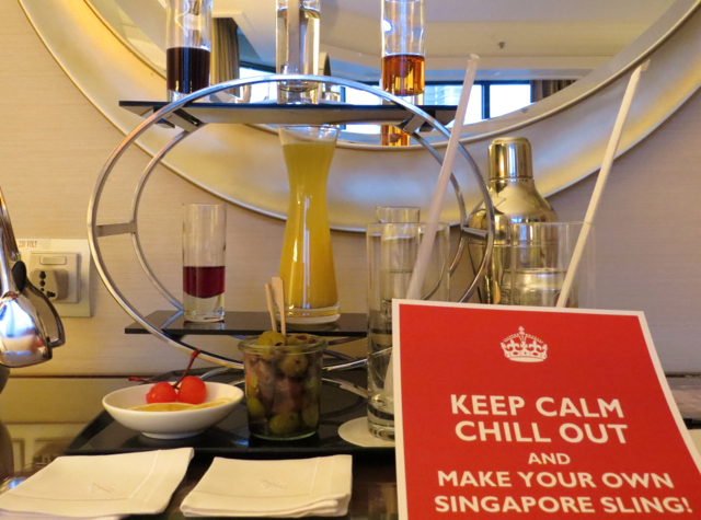 Four Seasons Singapore Review - Make Your Own Singapore Sling