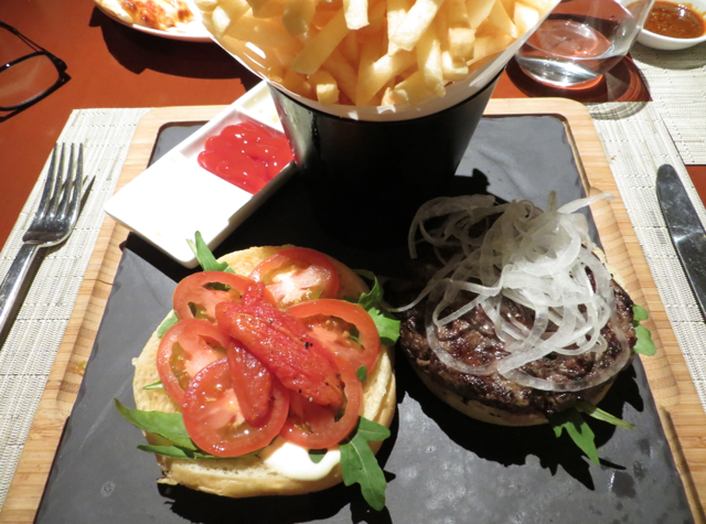 One Ninety Singapore Review - Wagyu Burger and Fries