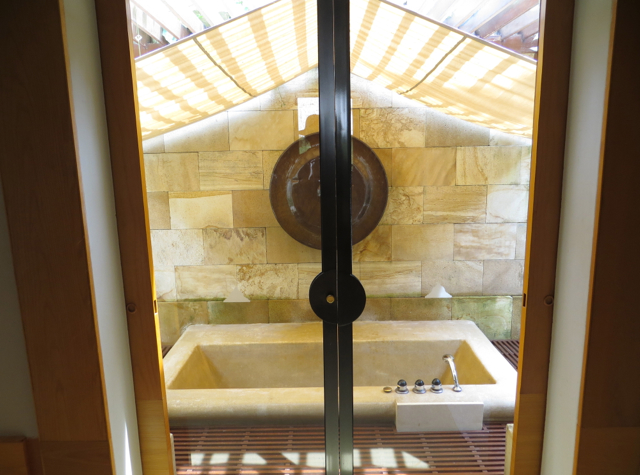Amanjiwo Review, Borobudur - Sunken Outdoor Bath