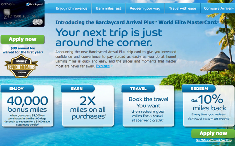 Barclaycard Arrival Plus World Elite MasterCard Review