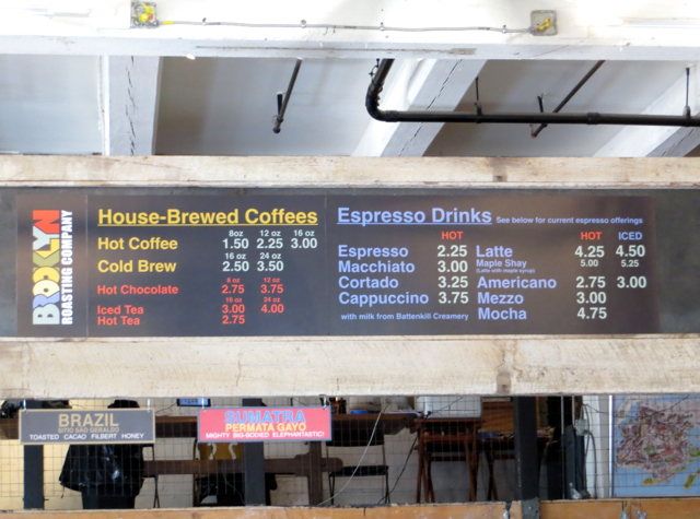 Brooklyn Roasting Company Menu