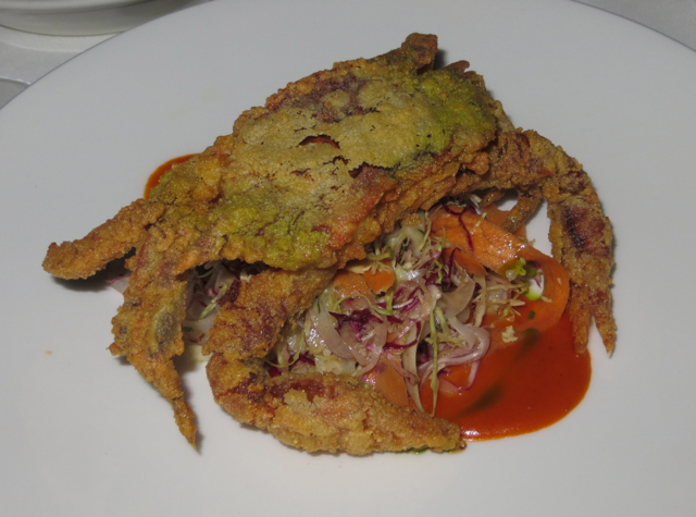 The Clam NYC Review - Softshell Crab