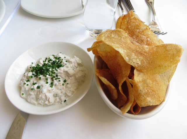 The Clam NYC Review - The Clam Dip with Potato Chips