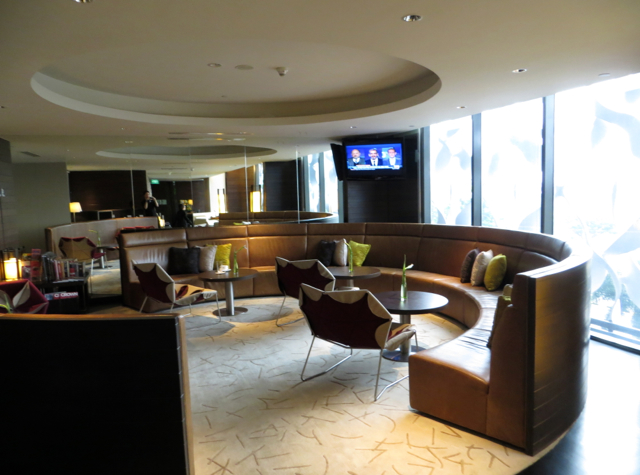 Crowne Plaza Singapore Changi Airport Hotel Review - Executive Club Lounge Seating