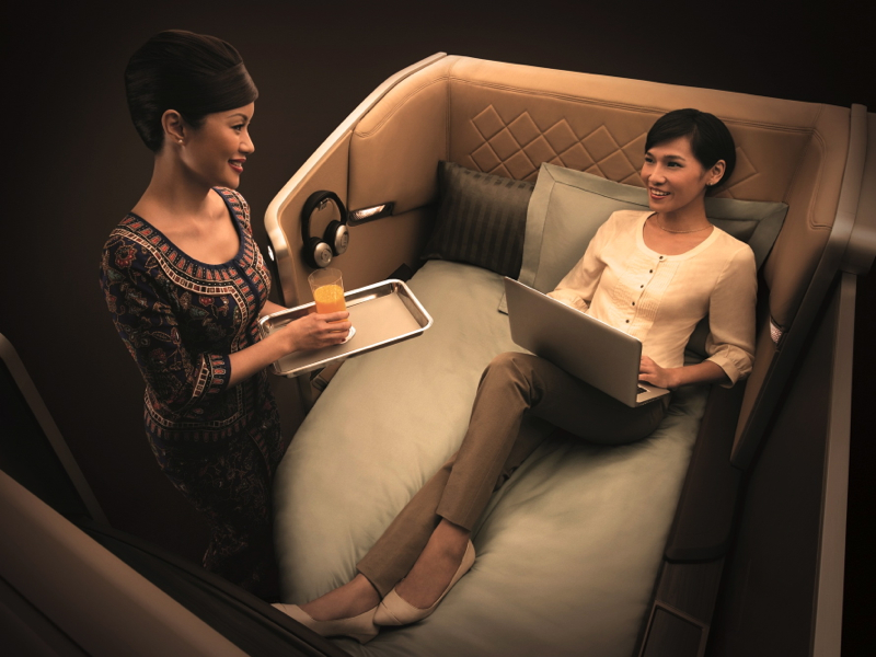 Singapore Airlines New First Class Seat