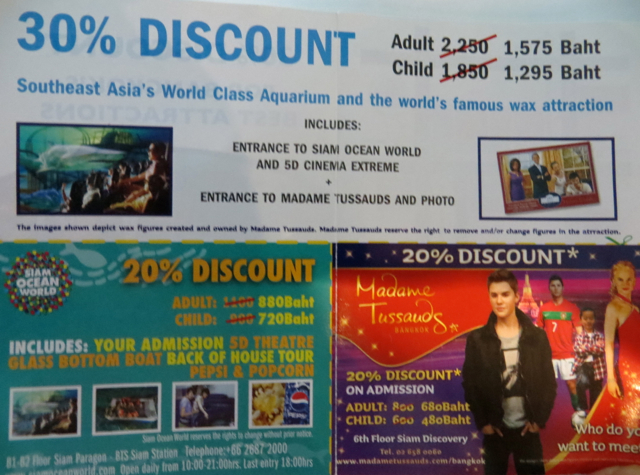 Siam Ocean World Bangkok Aquarium Discount