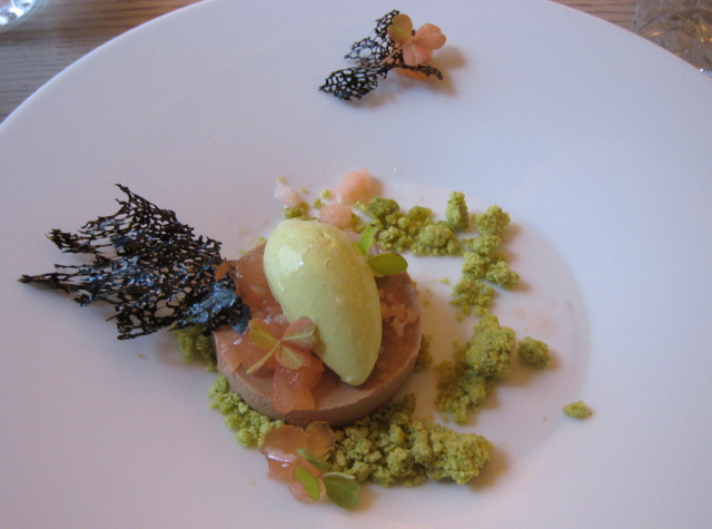 Chocolate Fondant with Pistachio Ice Cream, Juni, NYC