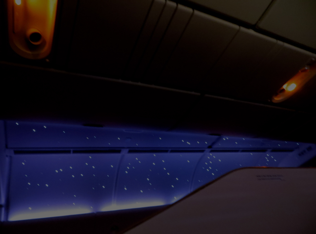 Asiana First Class Suites - Starry Night Sky Lighting