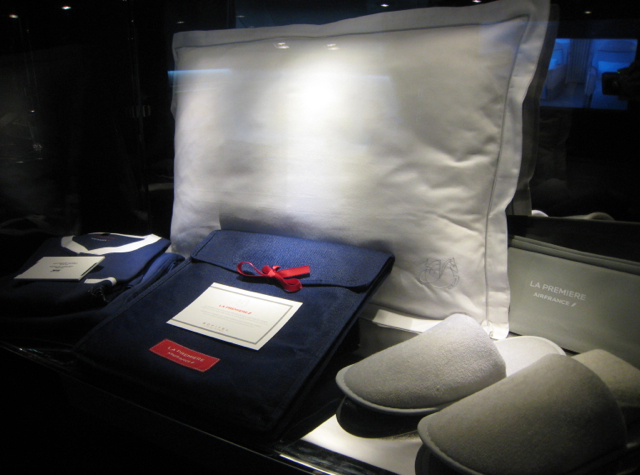 Air France New First Class La Premiere Pillow and Pajamas