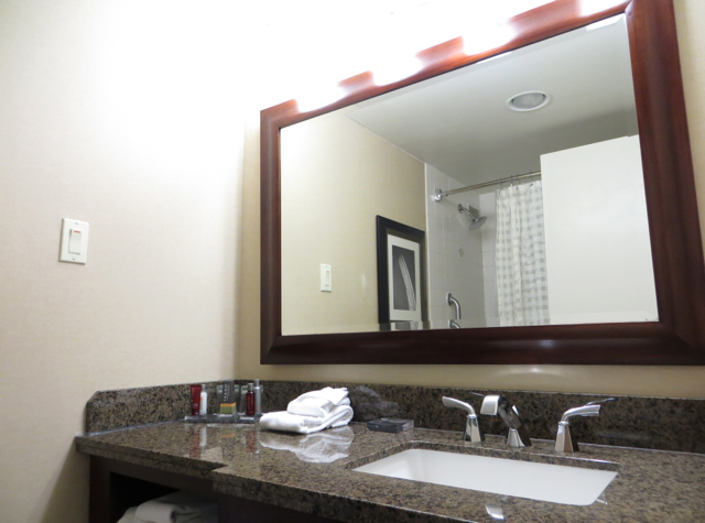 Newark Airport Marriott Hotel Review - Bathroom