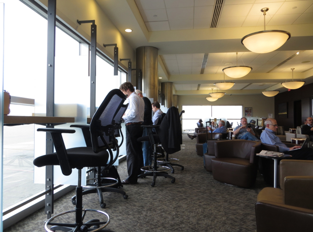 Alaska Airlines Board Room Seattle Lounge Review - Crowded