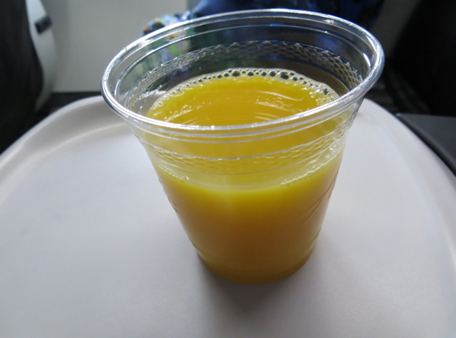 Alaska Airlines First Class to Hawaii - Pre-Flight Drink