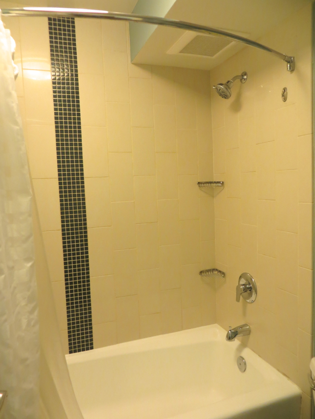 Hyatt Place Waikiki Beach Review - Bathroom with Bathtub Shower Combo