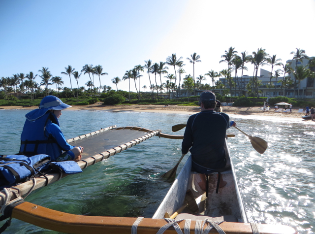 Andaz Maui at Wailea Review - Outrigger Canoe Paddling