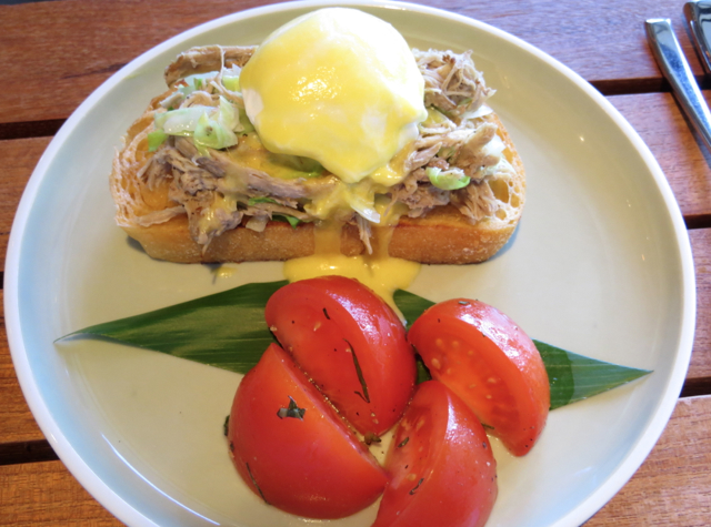 Kalua Pork Benedict, Ka'ana Kitchen Breakfast