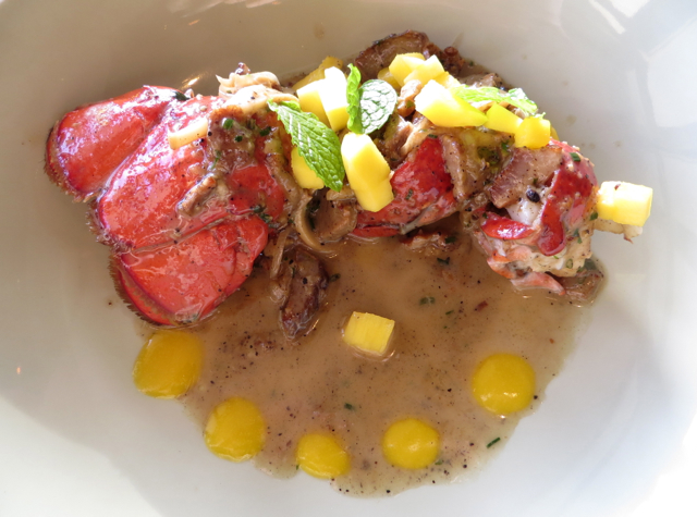 Lobster with Mango and Black Pepper Sauce, Ka'ana Kitchen