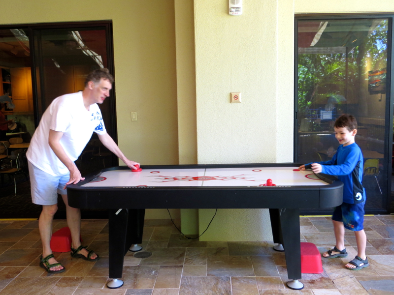 Four Seasons Maui at Wailea Review - Air Hockey at Kids' Club