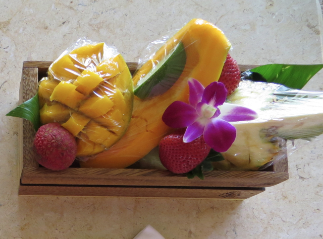 Four Seasons Maui at Wailea Review - Fruit Welcome Amenity