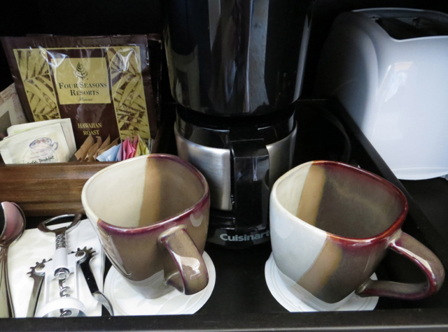 Four Seasons Hualalai Review - Coffee Maker