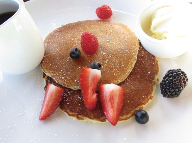 Meyer Lemon Ricotta Pancakes at 'ULU, Four Seasons Hualalai