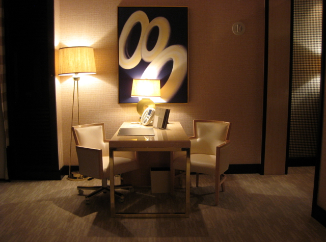 Desk in Panoramic Suite, Encore at Wynn Las Vegas