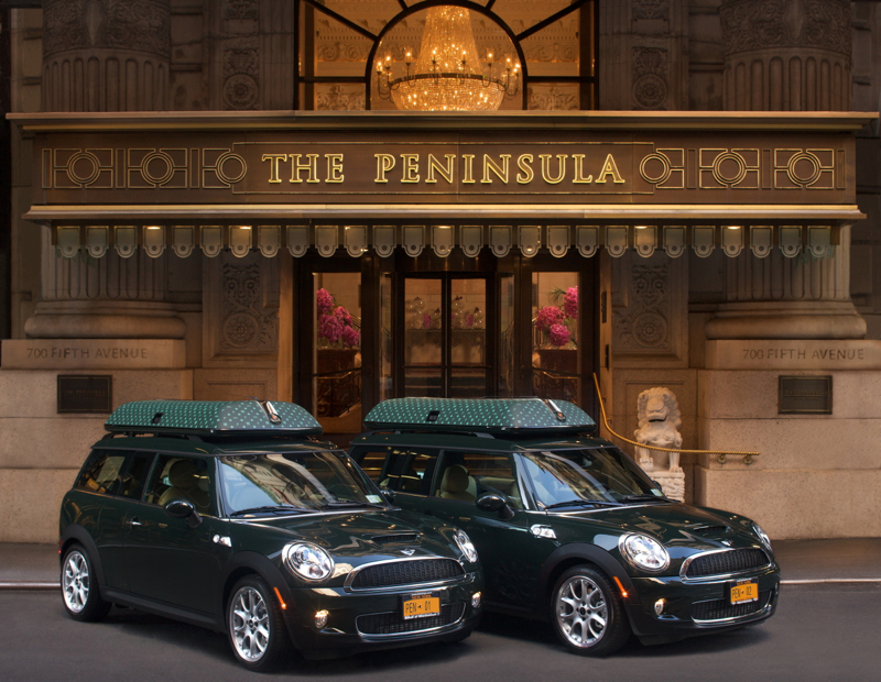 The Peninsula New York Review - Complimentary Use of Mini Cooper for Suite Guests