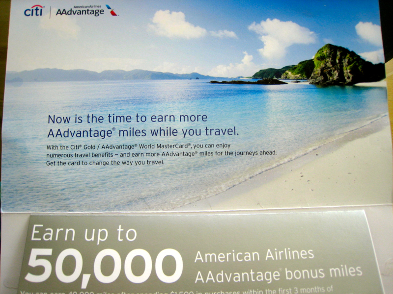 50K Citi Gold AAdvantage Bonus Offer (Targeted)